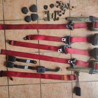 cinture rosse originali Seat Ibiza 