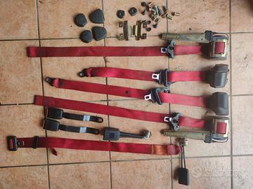 cinture rosse originali Seat Ibiza 