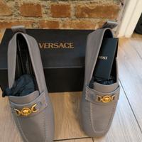 Mocassino Versace 43 grigio 