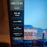 Smart TV LG 49" 4K UHD – Modello 49UJ63