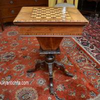 Tavolo da gioco/lavoro stile inglese regency