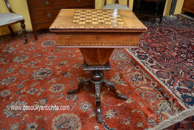 Tavolo da gioco/lavoro stile inglese regency