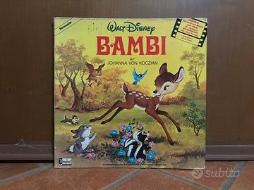RARO Vinile BAMBI Disney LP TEDESCO  vintage