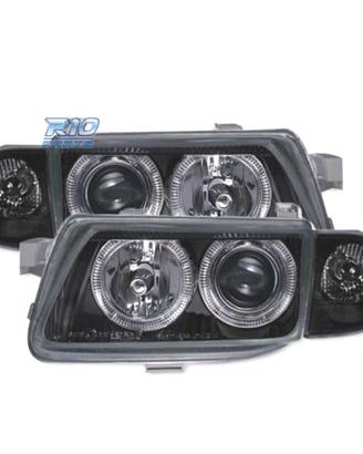 FARI OPEL ASTRA F 94-98 ANGEL EYES FONDO NERO H1-H