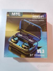 Cuffie Bluetooth M10 TWS Nuove - Display LED Touch