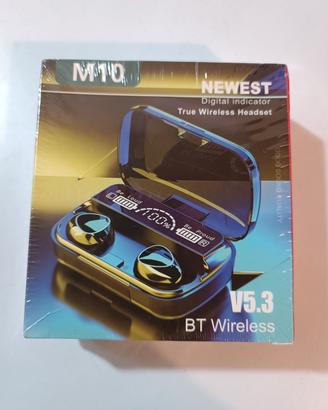 Cuffie Bluetooth M10 TWS Nuove - Display LED Touch