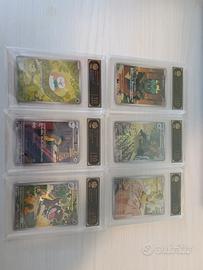 6 carte gradate pokemon 