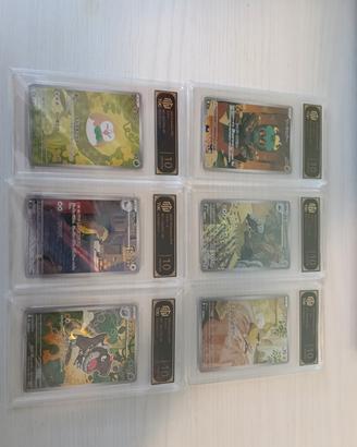 6 carte gradate pokemon 