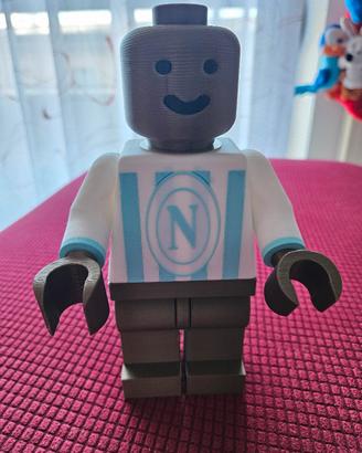 Lego maxi tifoso napoletano 3D