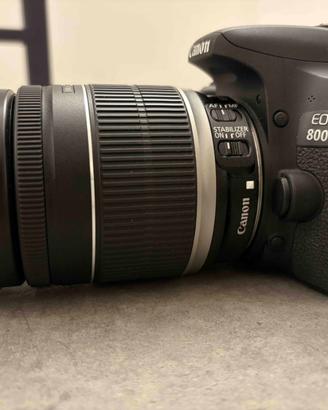 Canon EOS 800D + Obiettivo Canon 18-200 IS