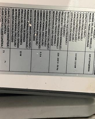 Condizionatore samsung