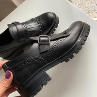 Mocassini donna pelle nera PRIMADONNA