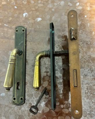 8 Coppie Maniglie per Porte Interne in Ottone
