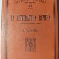 La letteratura Rumena. Manuale Hoepli 1907