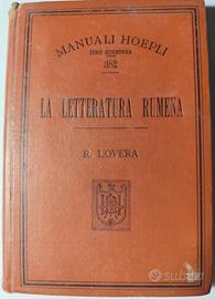 La letteratura Rumena. Manuale Hoepli 1907