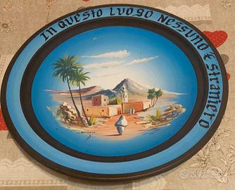 Piatto Marocchino dipinto a mano