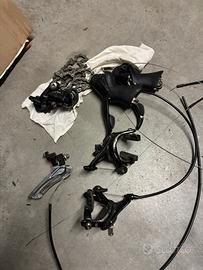 Gruppo completo misto SHIMANO/SRAM 2x9 strada