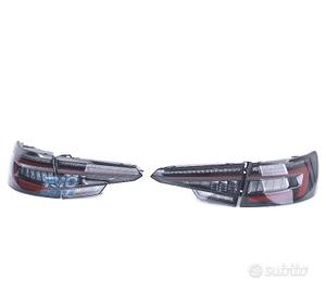 FANALI PER AUDI A4 S4 B9 8W SEDAN 15- LED NERO FUM