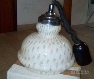 lampadario in vetro 