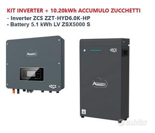 KIT IMPIANTO 6 KW + 10 kW DI ACCUMULO ZUCCHETTI