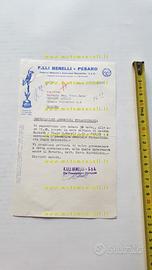 Moto Fratelli Benelli 1955 firma Giovanni Benelli