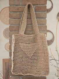 Borsa Crochet uncinetto shopper