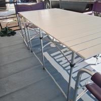 tavolo campeggio alluminio leggero