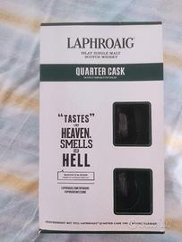 Laprohaig quarter whisky con bicchieri