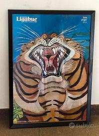 QUADRO   "Testa di tigre"   LIGABUE