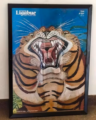 QUADRO   "Testa di tigre"   LIGABUE