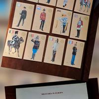 lotto cartoline uniformi militari 