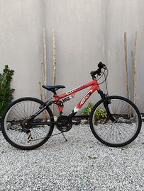 Mountain bike Carratt Wind 24 Bi-ammortizzata