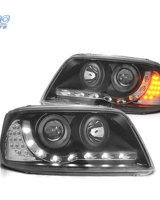 FARI VOLKSWAGEN VW T5 03-09 LUCE DIURNA A LED FOND