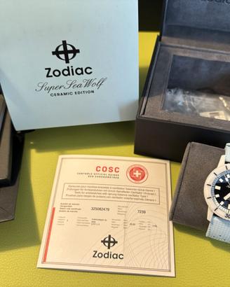 Zodiac Super Sea Wolf in ceramica bianca limited