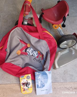 Triciclo Zoom Trike CHICCO pieghevole fino a4 anni
