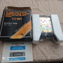 Autoradio Alpha Tek RK 44  anni 80 nuovo  vintage 