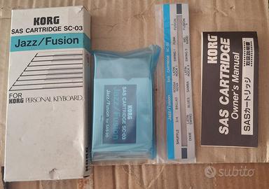 Cartuccia korg sc-03 sas jazz/ fusion