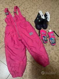 Abbigliamento da neve per bambina
