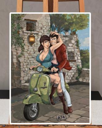 Quadro Poster A3 Lupin 