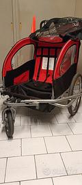 rimorchio per bici 