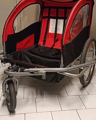 rimorchio per bici 