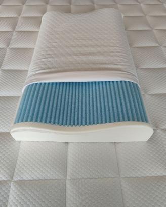 Cuscino cervicale in memory foam e gel fresco