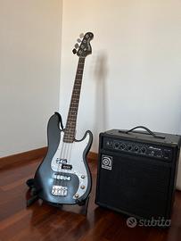 Basso Squier Precision + Ampeg BA-108