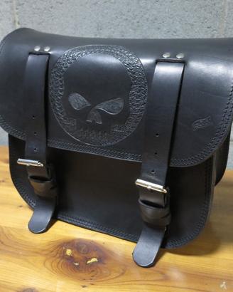 Borsa Max Cuoio per moto custom