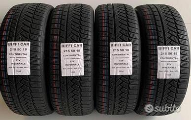 4 gomme 215 50 18 continental a1054