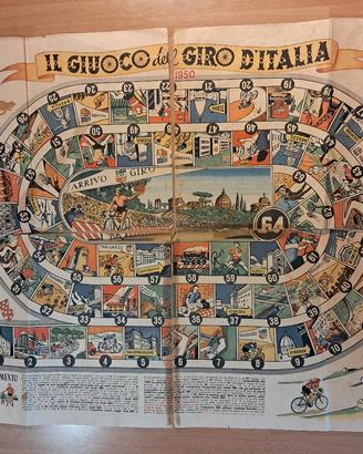 Gioco dell'oca "Il giro d'Italia 1950" usato