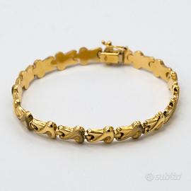 Bracciale semirigido da donna oro giallo 18kt D.36