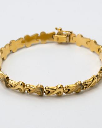 Bracciale semirigido da donna oro giallo 18kt D.36