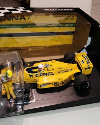 RARISSIMA Minichamps 1/18 Lotus 1987 Nakajima 