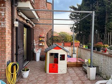 Pergola addossata gazebo